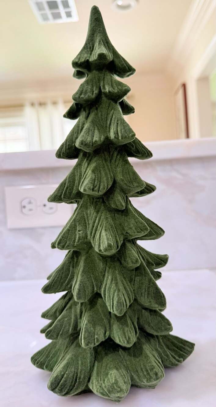 Velvet Christmas Tree 12 Inch